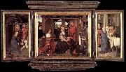 Hans Memling Triptych of Jan Floreins oil painting